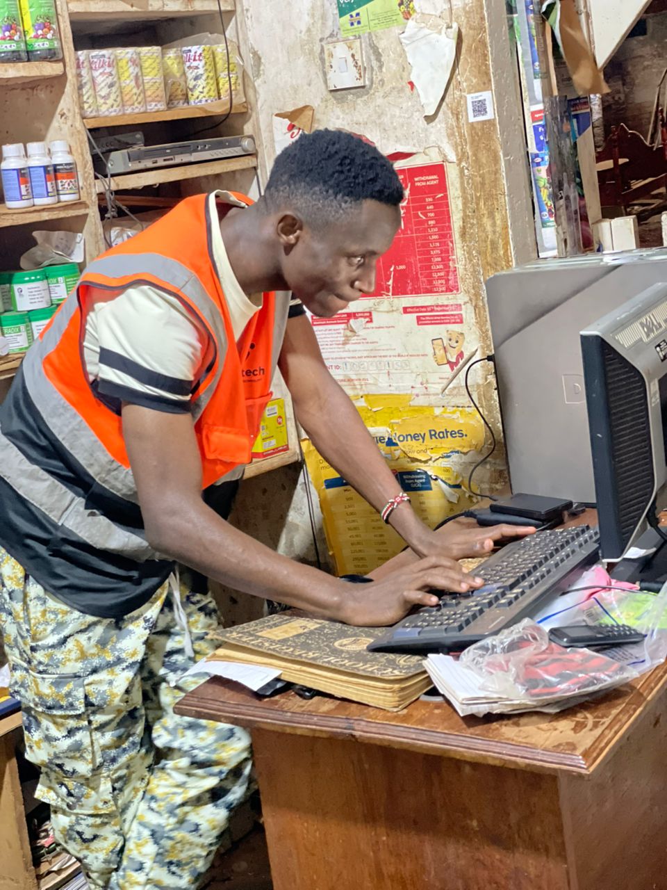 Client training session